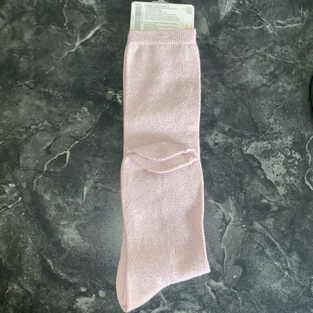 Gymboree Pink Sparkle ✨ Knee High Socks - Picture 2 of 3